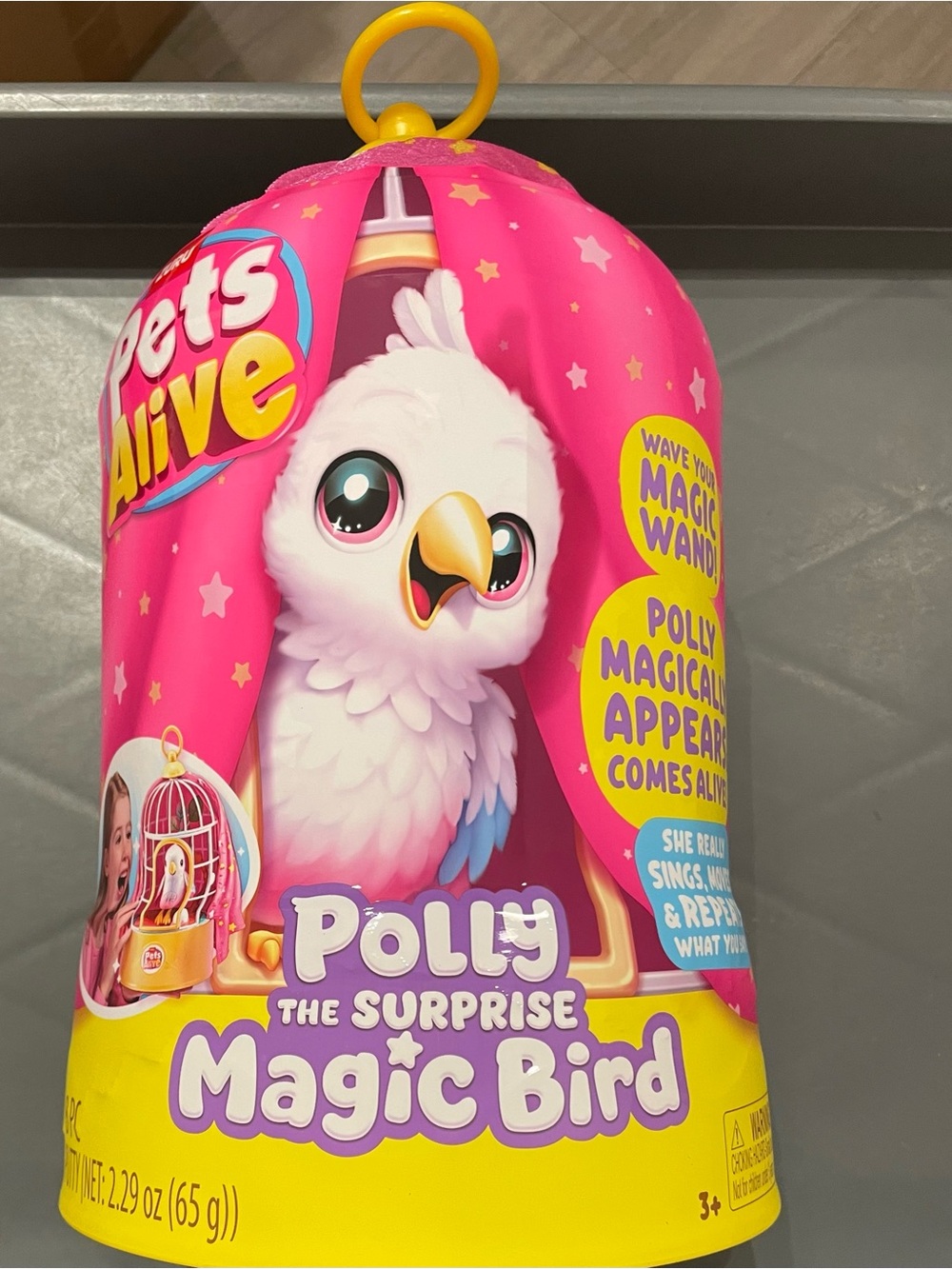 Polly The Surprise Magic Bird Pets Interactive Plastic Pet Toy by Zuru New